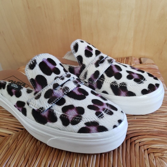 Vans Cheetah Slip-on Mules Size 7 NEW! - Picture 8 of 12